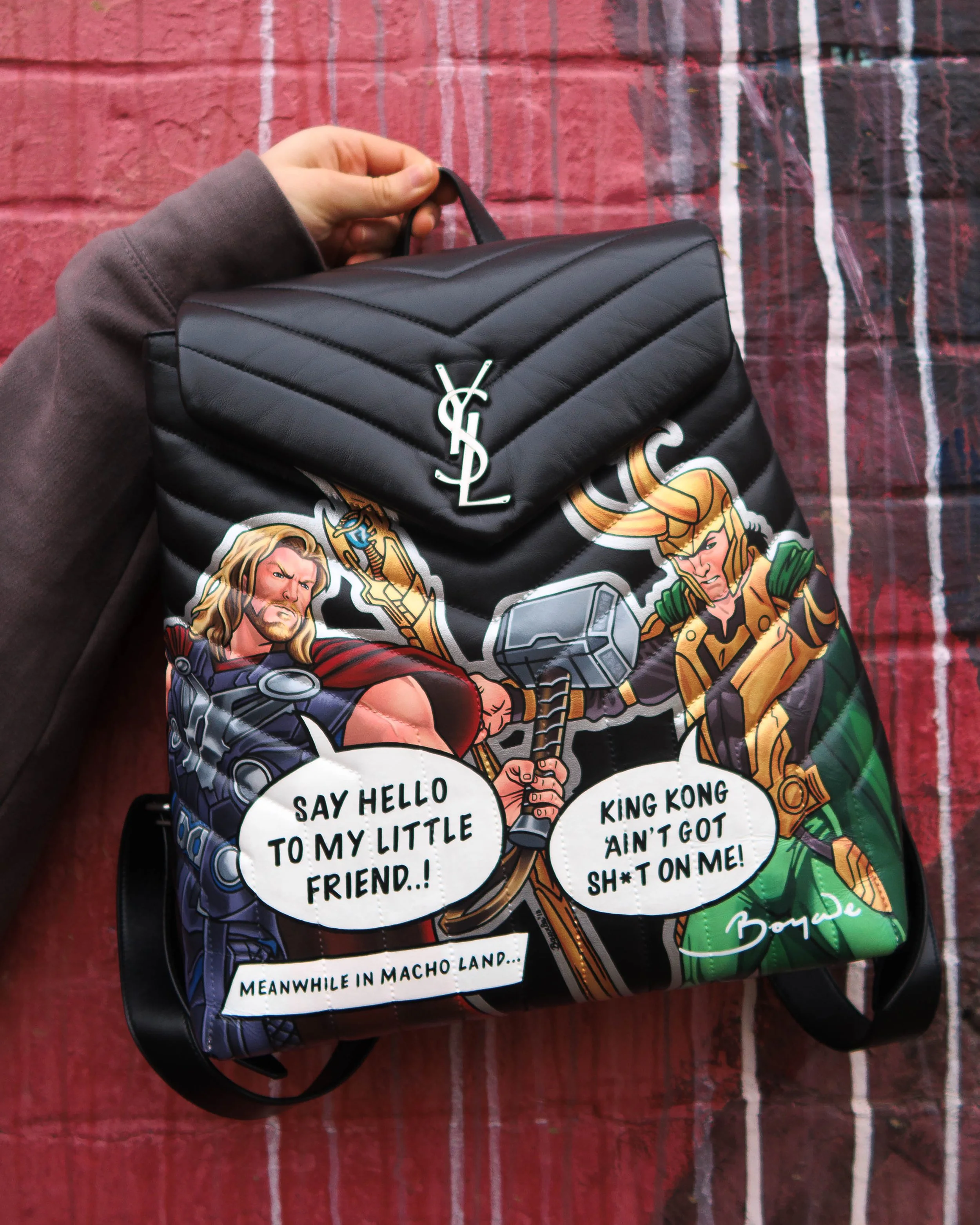 Ysl backpack sale
